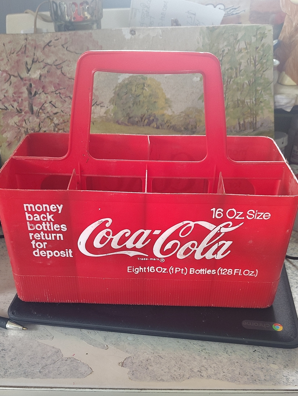 Coca Cola Red Bottle Crate Duffel-Style Carry Case